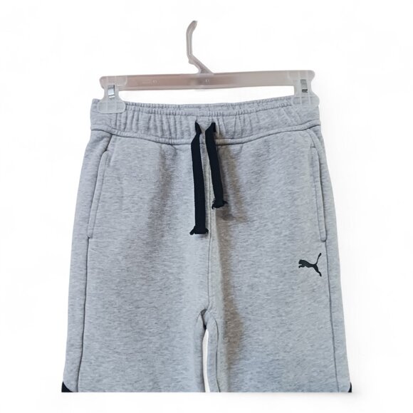 Puma Youth Boys Sweatpants Lot – Size L (10-12) – Gray/Black + Black/White, EUC - Picture 4 of 15